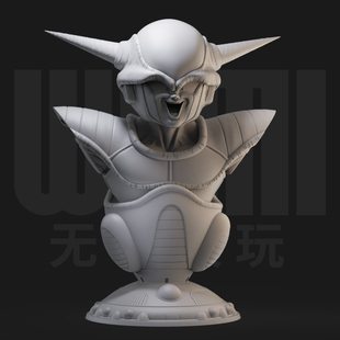 弗利沙宇宙大王 七龙珠 1比16GK白模 3D打印树脂 1/10手办模型 99