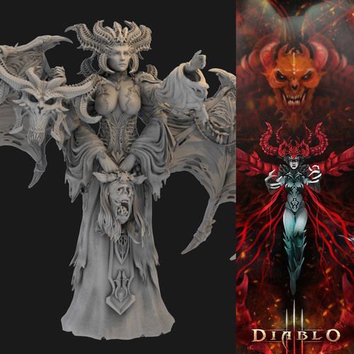 暗黑破坏神莉莉丝姐姐手办