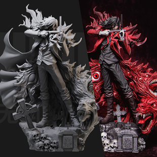 1/24阿卡多 皇家国教骑士团18比例GK白模手办3D打印兵人模型 5570