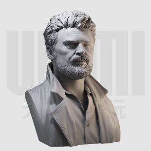 1/10 屠夫布彻尔胸像 黑袍纠察队 16比例GK树脂白模手办模型 492