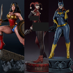 DC18比例GK白模手办3D打印兵人模型 哈莉奎茵 神奇女侠 4795