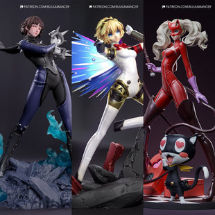 1/24安妮新岛真 女神异闻录18比例GK白模手办3D打印兵人模型 5003