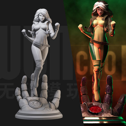 小淘气 漫威X战警 1/24白模GK手办 18比例兵人3D打印模型 1684