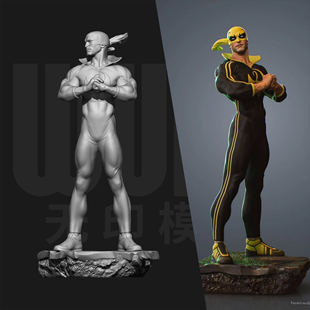 漫威 铁拳 丹尼  1/24GK白模手办 18比例树脂3D打印模型  6798