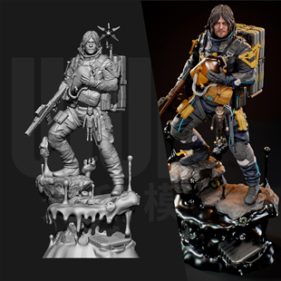 死亡搁浅 山姆 伟大的派送员 1/24GK白模手办18比例树脂模型 6408