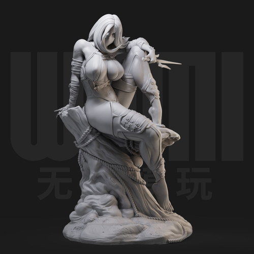 美莲娜 真人快打 1/24白模GK手办18比例兵人3D打印模型829