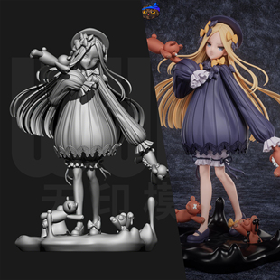 FATE 阿比盖尔 门之钥 1/24GK白模手办18比例树脂3D打印模型 6863