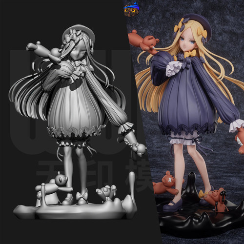 FATE 阿比盖尔 门之钥 1/24GK白模手办18比例树脂3D打印模型 6863