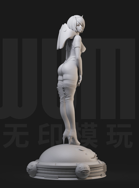 2B红色太空服 尼尔纪元 1/24白模GK手办18比例兵人3D打印模型 833