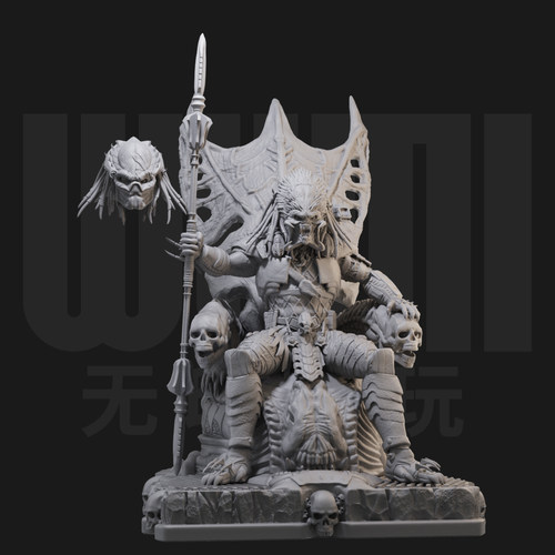 铁血战士 长老王座 1/24白模GK手办 18比例兵人3D打印模型 1839