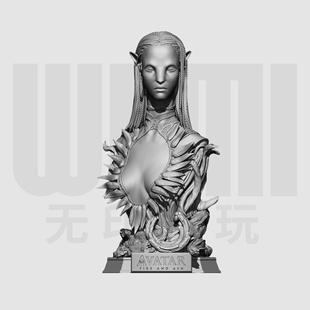 阿凡达 奈蒂莉  1/10胸像白模 16比例GK树脂白模手办模型 1785