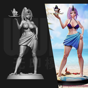 关于我转生成为史莱姆 紫苑 1/24GK白模手办 18比例树脂模型 6460