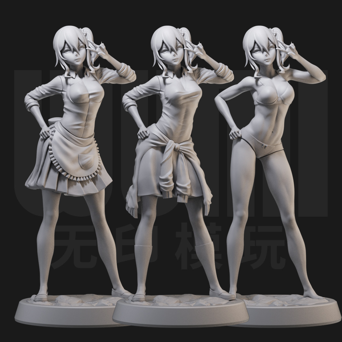 手办模型辉夜大小姐动漫