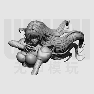 结界女王 莎缇莱萨 1/10白模胸像 16比例GK树脂白模手办模型 1970