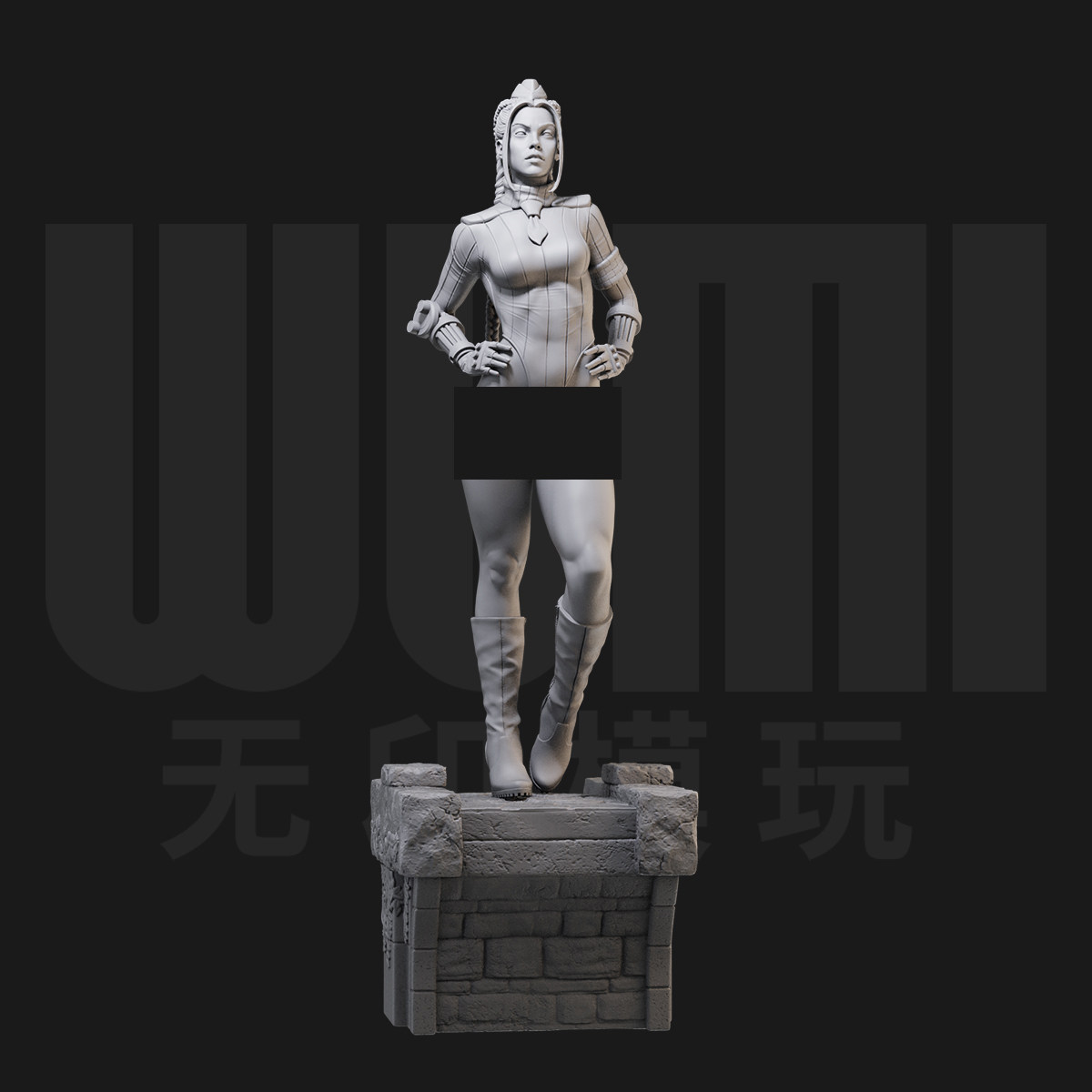 1/24 嘉米 街头霸王 游戏 18比例GK白模手办3D打印兵人模型 4635图片