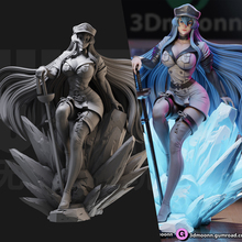 1/24艾斯德斯 斩！赤红之瞳18比例GK白模手办3D打印兵人模型 5756