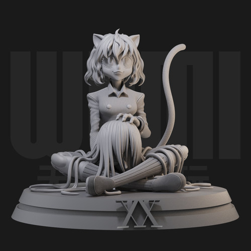 猫女全职猎人蚁王护卫 1/24白模GK手办 18比例兵人3D打印模型1582