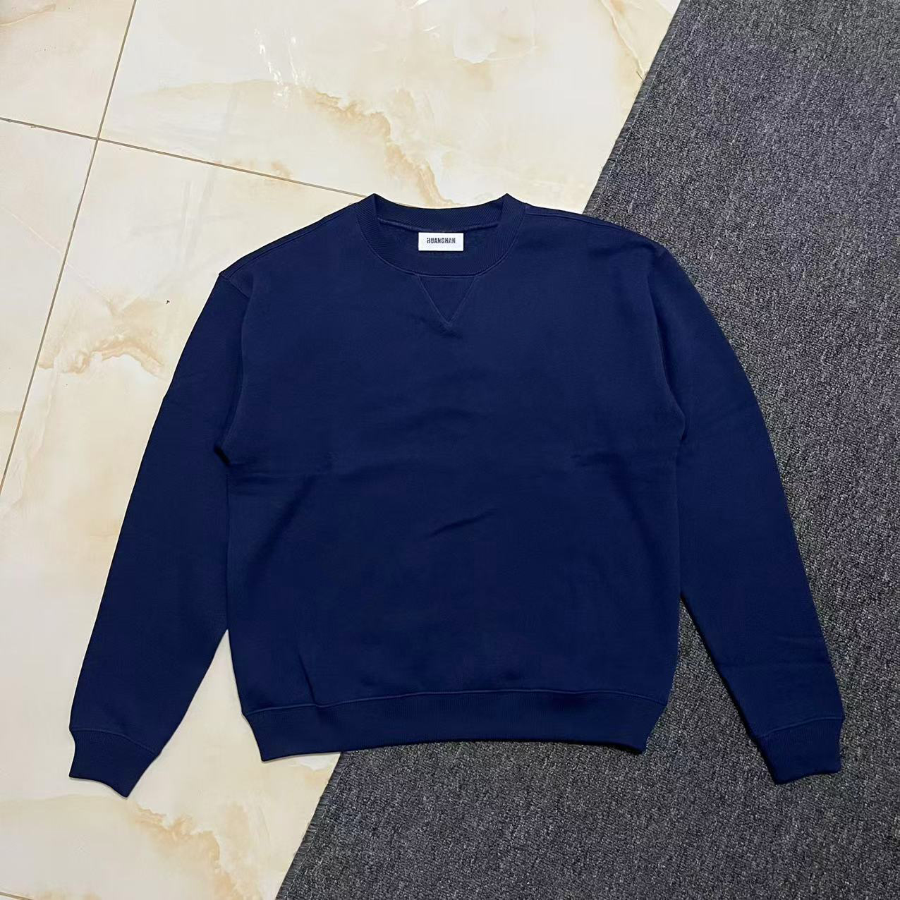 RL秋冬季女装经典款纯色宽松版圆领套头衫女短款简约常规套头卫衣