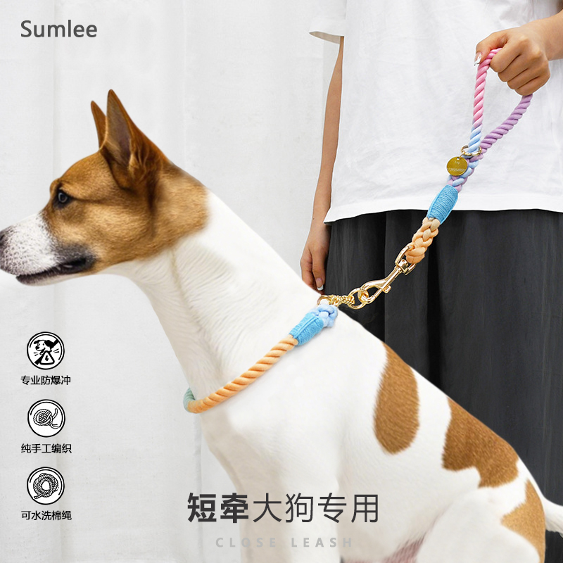 手工编织结实不勒脖防爆冲牵引绳