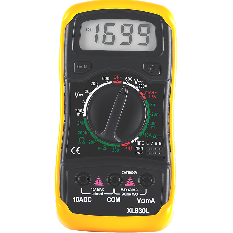 XL830L高精度数显万能表电工维修600V多功能家用手持 数字万用表