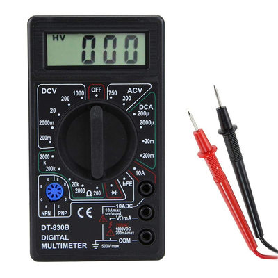 数显表DT-830B 数字万用表手持式万能表电流表电压表电工仪器仪表