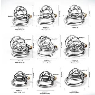 囚鸟金属不锈钢贞操锁贞节裤带硅胶塑料贞洁装置按摩解压缓解压力