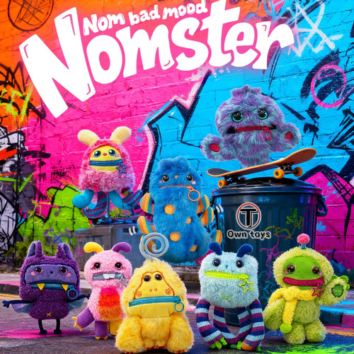 正版Nomster丑萌挂件潮玩盲盒