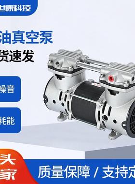 2AP100-1工厂直销大流量静音无油美容医疗真空打气大压力220v气泵
