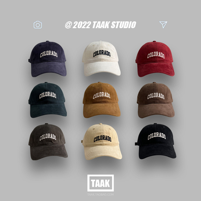 磨毛工艺韩版字母棒球帽