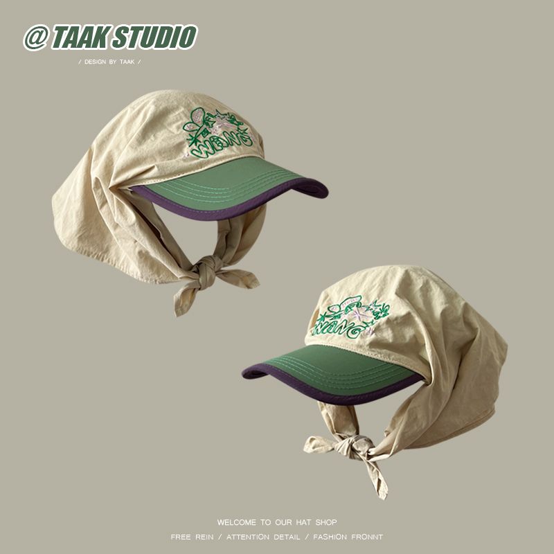 多种戴法头巾帽子小众速干遮阳帽