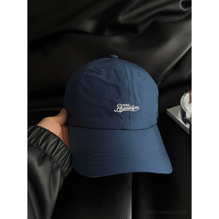 TAAK韩系2026速干布棒球帽子女夏季 户外字母刺绣防晒遮阳鸭舌帽男