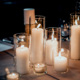 玻璃欧式 扮酒店婚礼宴会摆件无烟蜡 烛台浪漫烛光晚餐情人节生日装