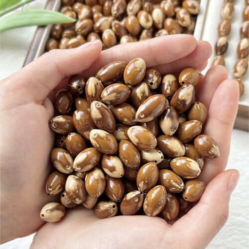 紫金鼠配饰散珠菩提籽花皮枣珠手工DIY串珠手串文玩手链饰品配件