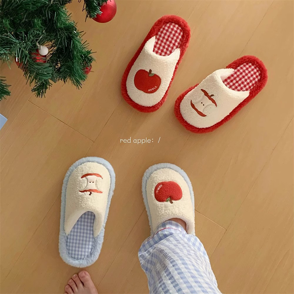 棉拖鞋女冬季居家地板防滑月子鞋