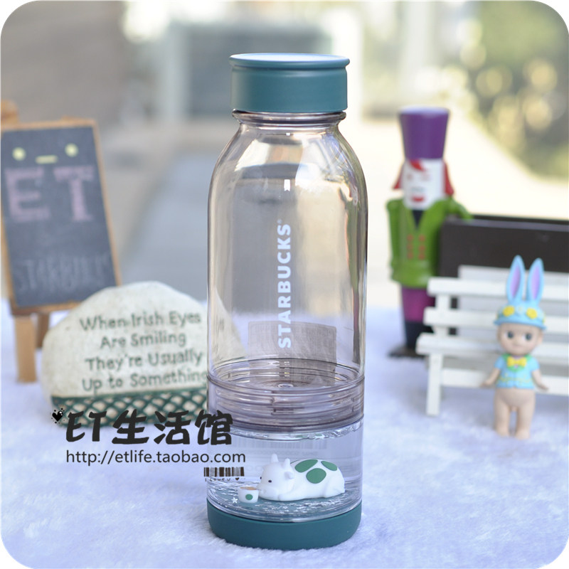 韩国星巴克杯子水球随行