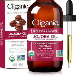 Oil Cliganic Jojoba Pure皮肤护理油 Organic 100%