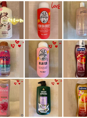 檀香沐浴露石榴橙花Softsoap