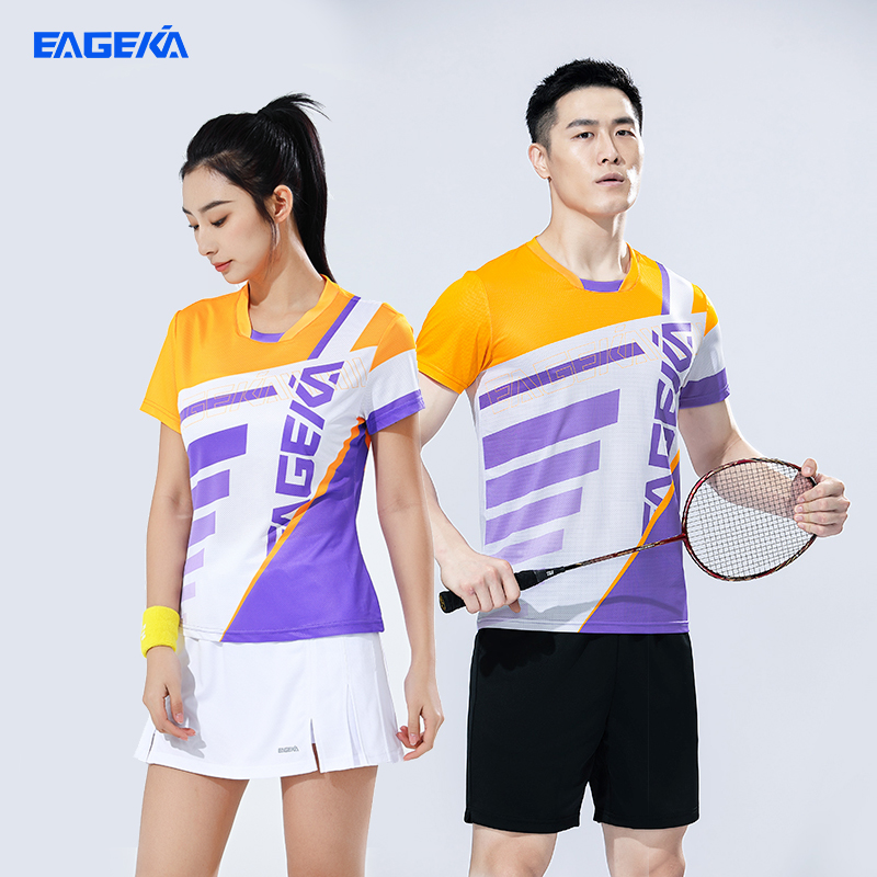 短袖时尚羽毛球服上衣