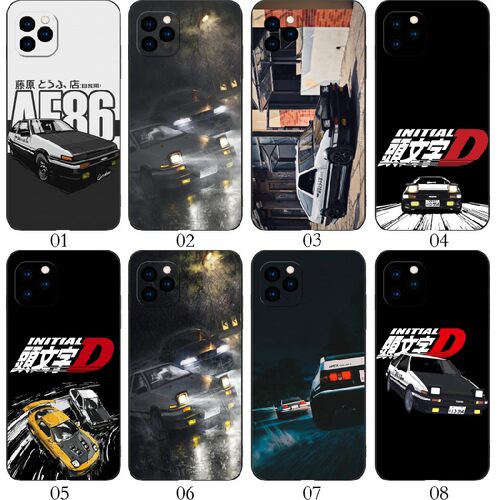 AE86头文字D 适用iPhone苹果 15/11/13 Pro/12 mini/14 Max/Plus/XS/XR/X/8/7/6/5/红米Note 12/12R/1手机壳