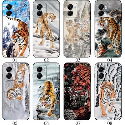 生肖 老虎 适用OPPO Reno 11/A57/8/7 SE/9 Pro+/K10/A2/A1/A58x/A36/vivo S15e/S17e/Y77t/Y77e/Y78m手机壳