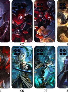 王者荣耀白起 适用 OPPO A92/A15/Reno4 SE/A53 5G/A72/A35/realme/V13/V3/V11/V11S/Q3/Q3i/iPhone/v手机壳