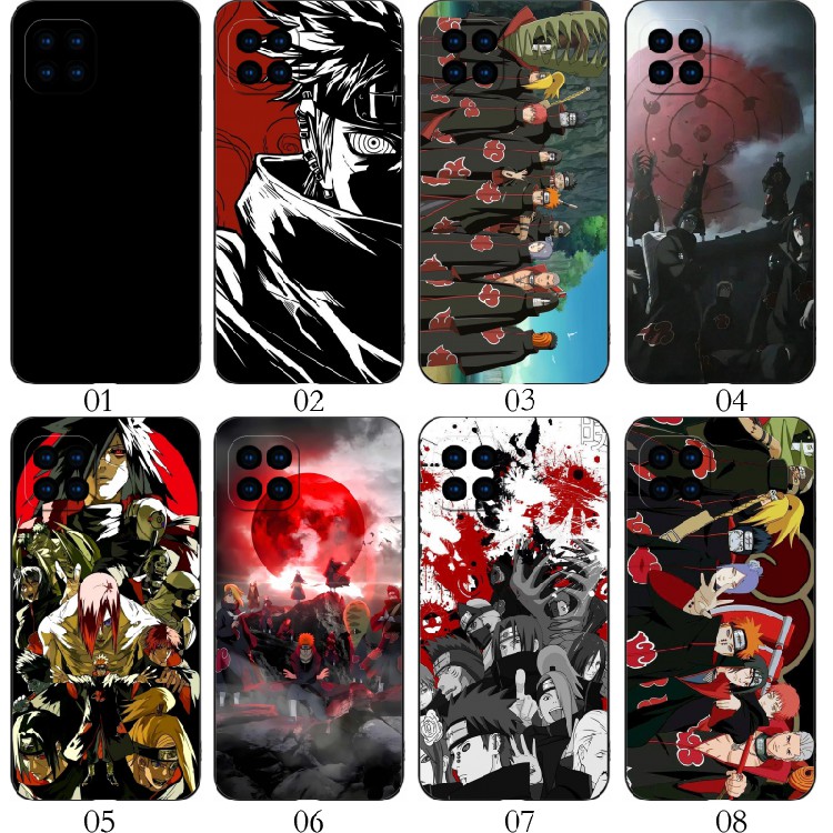 火影忍者晓 适用 华为 nova8 SE/Pro+/7i/红米Note 13/6/K70/10A/9C/小米11/13/14/青春10/realme Q手机壳