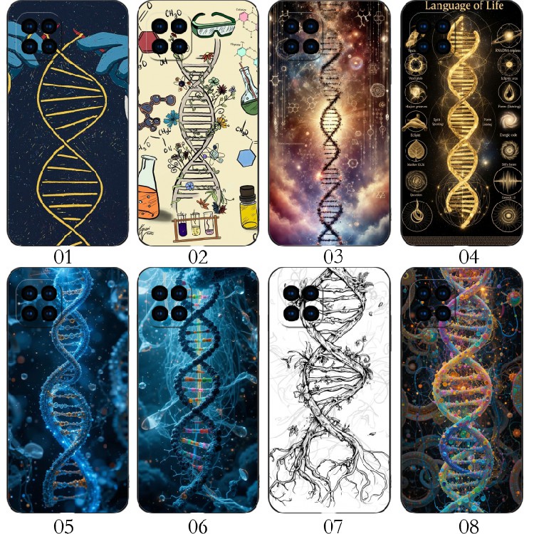 DNA 螺旋 适用 OPPO A92/A15/Reno4 SE/A53 5G/A72/A35/realme/V13/V3/V11/V11S/Q3/Q3i/iPhone/vivo手机壳