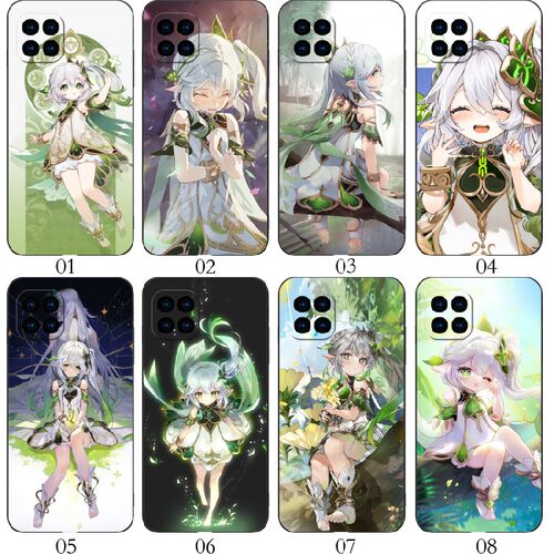 原神纳西妲小草神 适用 华为 nova8 SE/Pro+/7i/红米Note 13/6/K70/10A/9C/小米11/13/14/青春10/real手机壳