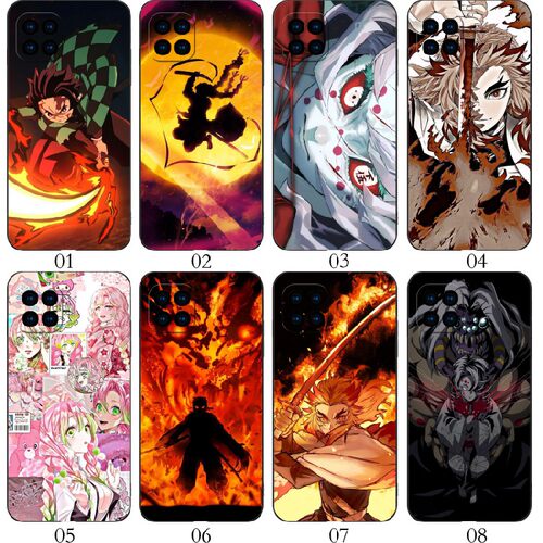 鬼灭之刃动漫 适用 华为 nova8 SE/Pro+/7i/红米Note 13/6/K70/10A/9C/小米11/13/14/青春10/realme Q手机壳