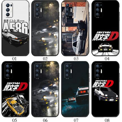 AE86头文字D 适用 OPPO Reno4 Pro/A52/K/6+/5 Z/A32/A93/A55/A95/A93s/A11s/A56/A55s/K9/K7x/Find X手机壳