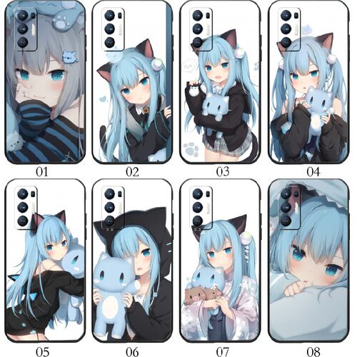 猫羽雫 适用 vivo T1/S17 Pro/T2/T2x/T1x/S16/S16e/S15/S15e/S12/S10/S10e/S9/S9e/S7/S7e/Y70t手机壳