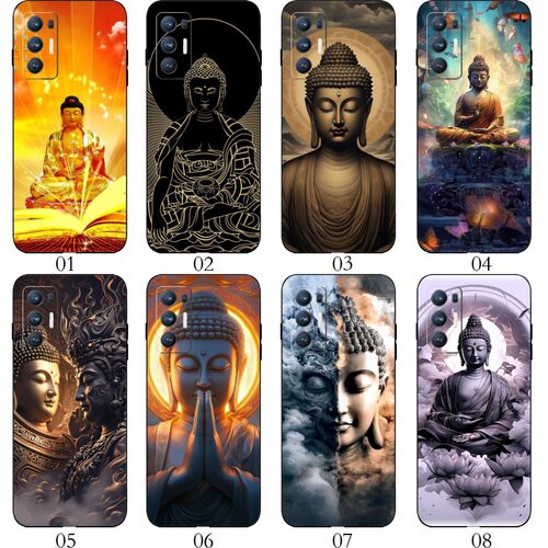 大日如来 适用 VIVO Y76s/Y53s/Q3/2T/realme GT Neo/Q3t/V5/V60/V70/V70S/一加 8T/9/9R/RT/X30 Max手机壳
