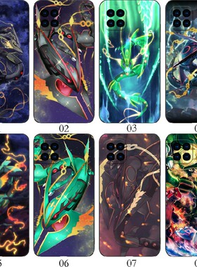 烈空座 宝可梦 适用 OPPO A92/A15/Reno4 SE/A53 5G/A72/A35/realme/V13/V3/V11/V11S/Q3/Q3i/iPhone/手机壳