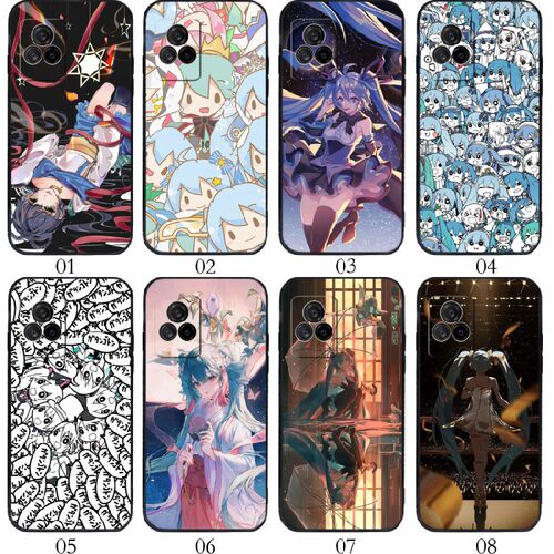 初音未来fu 适用vivo/realme GT Neo3/X60 曲屏版/iQOO U3x/S9e/GT2/一加 Ace/魅族 18X手机壳
